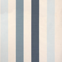 Scalamandre La Valliere Rayure Blue & Cream Fabric SC30100M0005