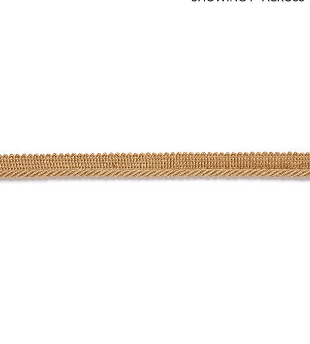 Scalamandre Millstone Twisted Cord Camel Trim Sample SCC3040005
