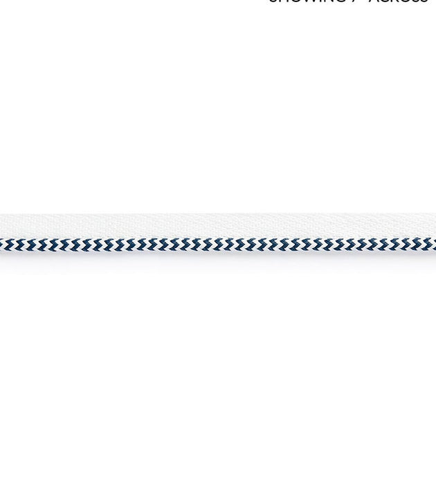 Scalamandre Zig Zag Cord Indigo Trim Sample SCC3130005