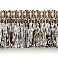 Scalamandre Shimmer Brush Fringe Smoke Trim SCFC14950005