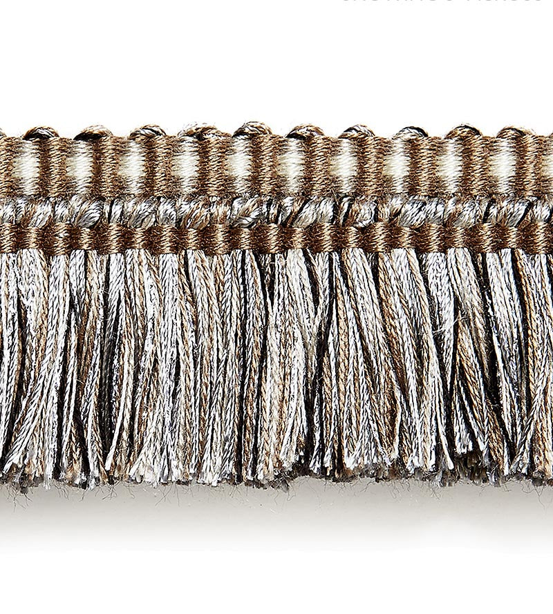 Scalamandre Shimmer Brush Fringe Smoke Trim SCFC14950005