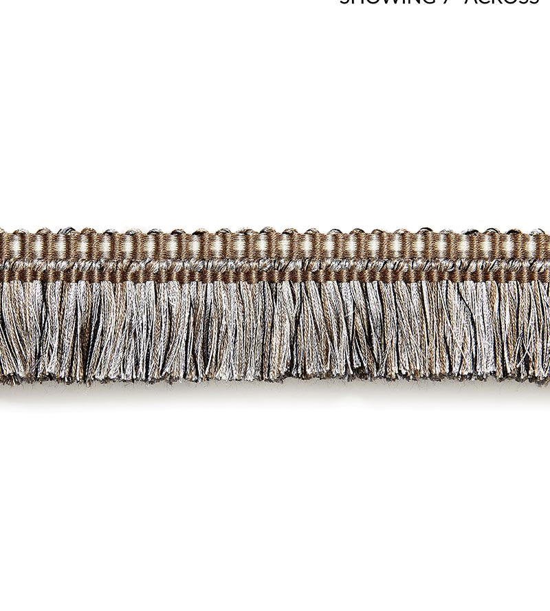 Scalamandre Shimmer Brush Fringe Smoke Trim SCFC14950005