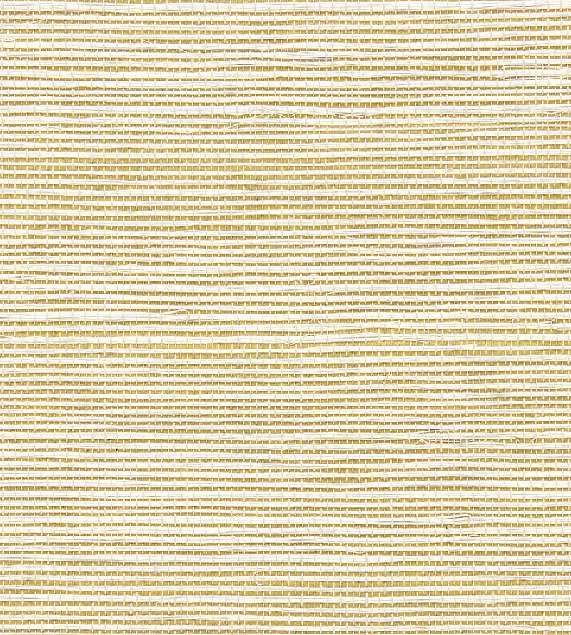 Scalamandre Sisal Metallic Gold Pearl Wallpaper Sample SCG11940005