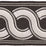 Scalamandre Guilloche Embroidered Tape Charcoal Trim Sample SCT32830005