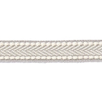 Scalamandre Watermill Gimp Silver Grey Trim SCT32860005