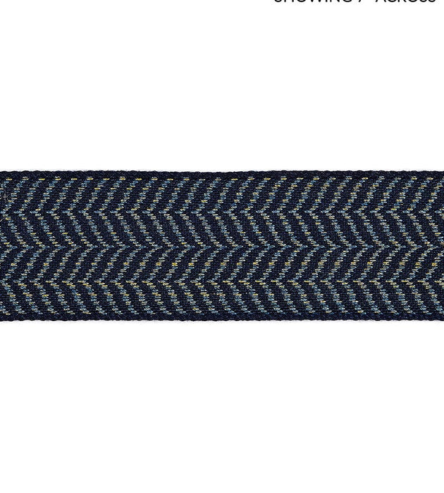Scalamandre Artemis Tape Indigo Trim Sample SCT32940005