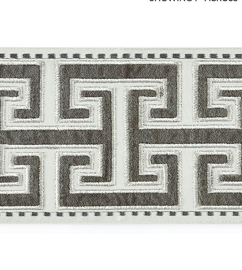 Scalamandre Luxor Velvet Tape Charcoal Trim SCT33040005