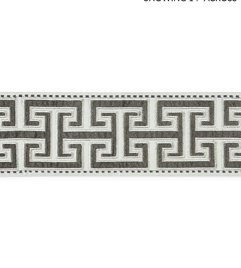 Scalamandre Luxor Velvet Tape Charcoal Trim SCT33040005