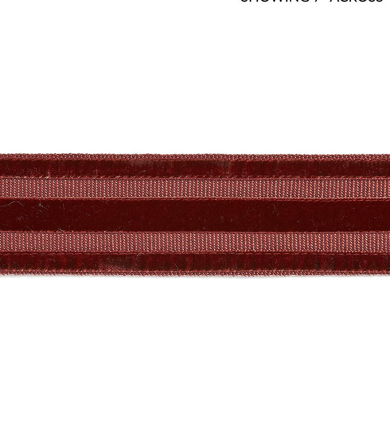 Scalamandre Runway Velvet Tape Henna Trim SCT33250005