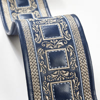 Scalamandre Archduke Embroidered Tape Navy Trim SCT33390005