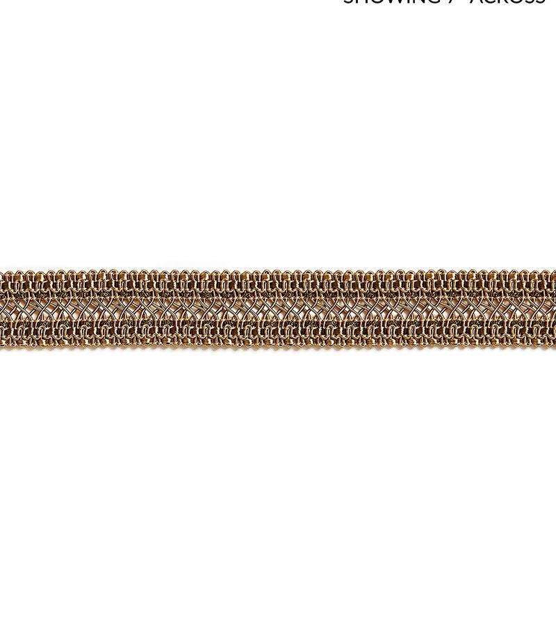 Scalamandre Selena Gimp Braid Burnished Gold Trim SCV12400005