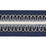 Scalamandre Colette Braided Tape Navy Trim Sample SCV12420005