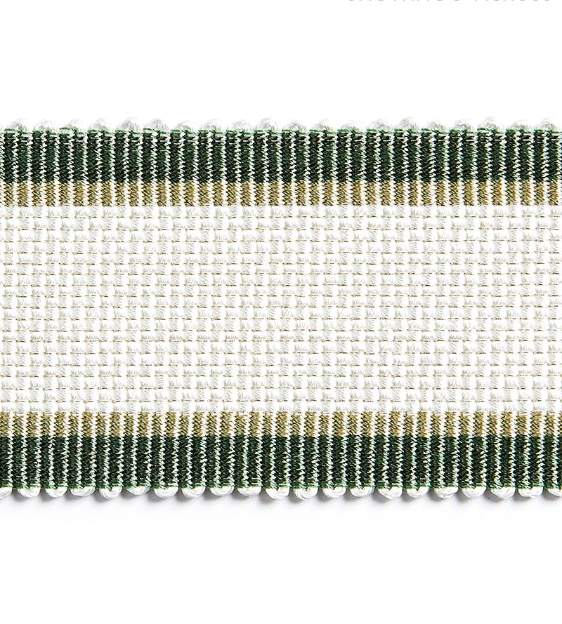 Scalamandre Odeon Shimmer Braid Ivy Trim Sample SCV12490005