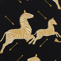 Scalamandre Zebras | Vinyl Black Wallpaper SCWP81388MV0005