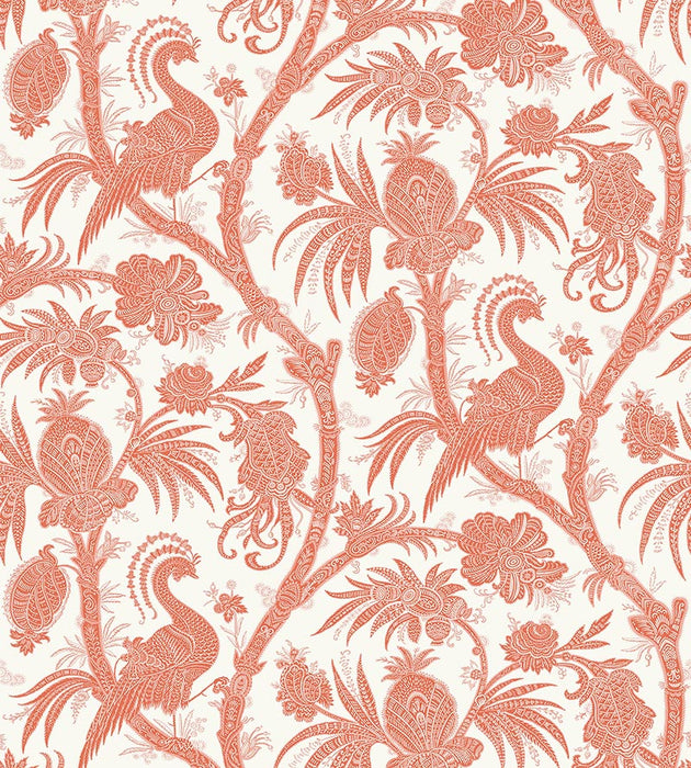 Scalamandre Balinese Peacock Mandarin Wallpaper SCWP883550005