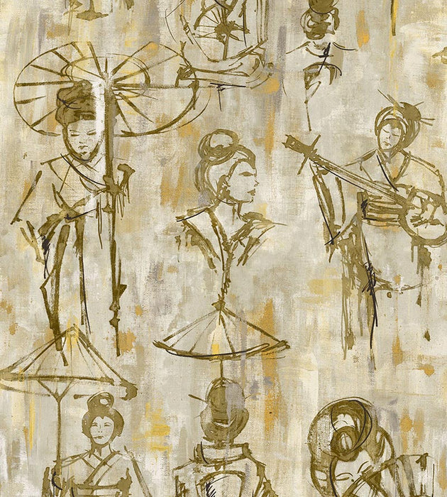 Scalamandre Yumiko Moss Wallpaper Sample SCWP884500005