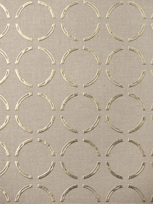 Scalamandre Caster Printed Wallcovering Golden Sand Wallpaper SCWP885430005