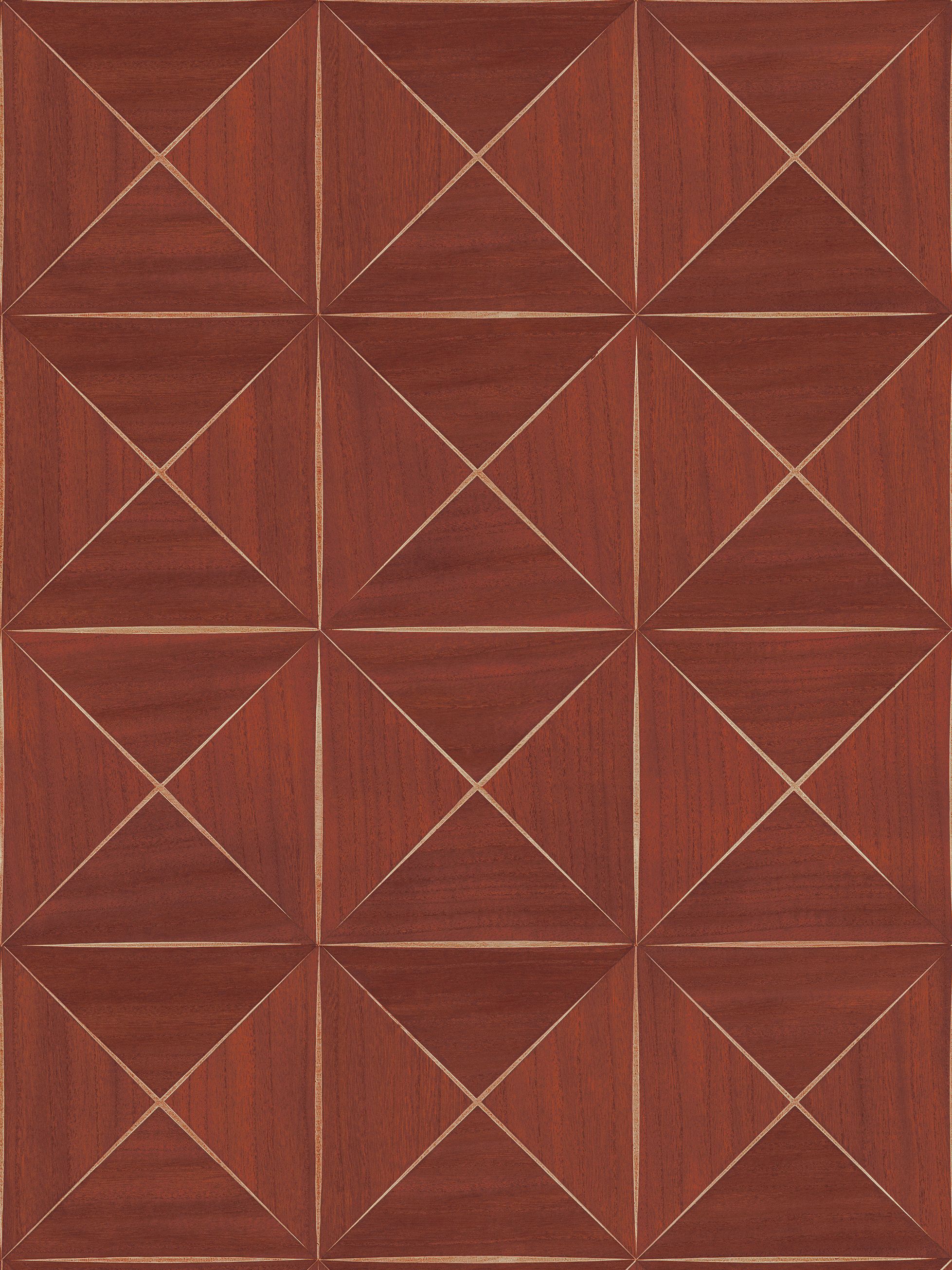 Scalamandre Ballad Redwood Wallpaper Sample SCWP885510005