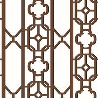 Scalamandre Joanna Fret Affogato Wallpaper SCWP88582D0005