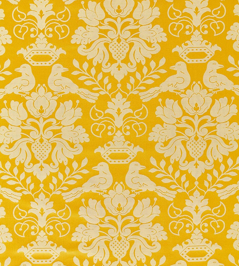 Scalamandre Love Bird Gold Fabric SC1098MM0006