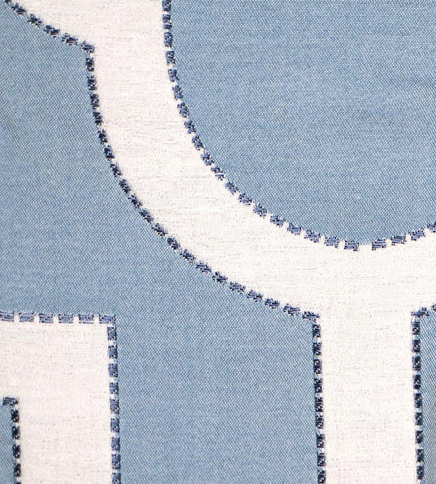 Scalamandre Ming Fretwork Delft Fabric Sample SC270120006