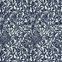 Scalamandre Bali Floral Ultramarine Fabric SC271950006