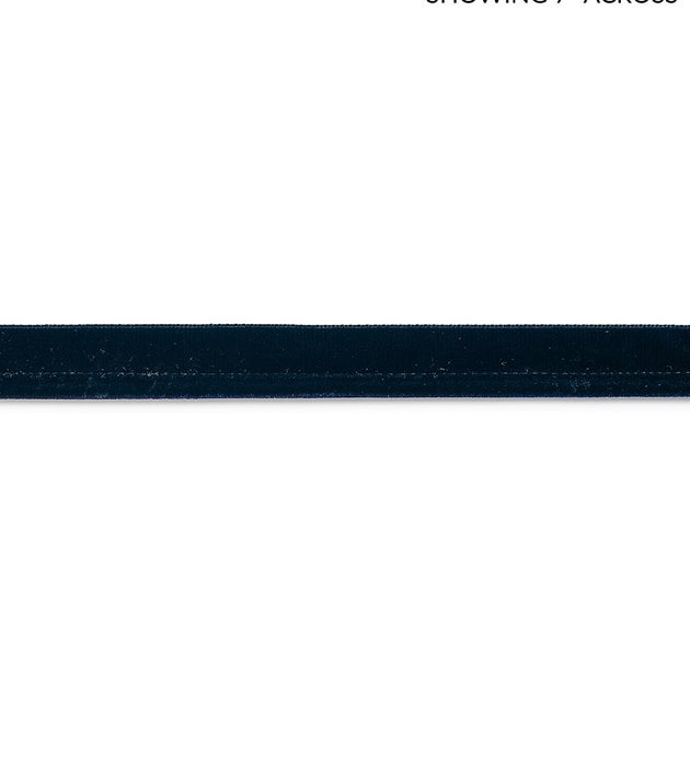 Scalamandre Velvet Rope Cord Deep Sea Trim Sample SCC3160006