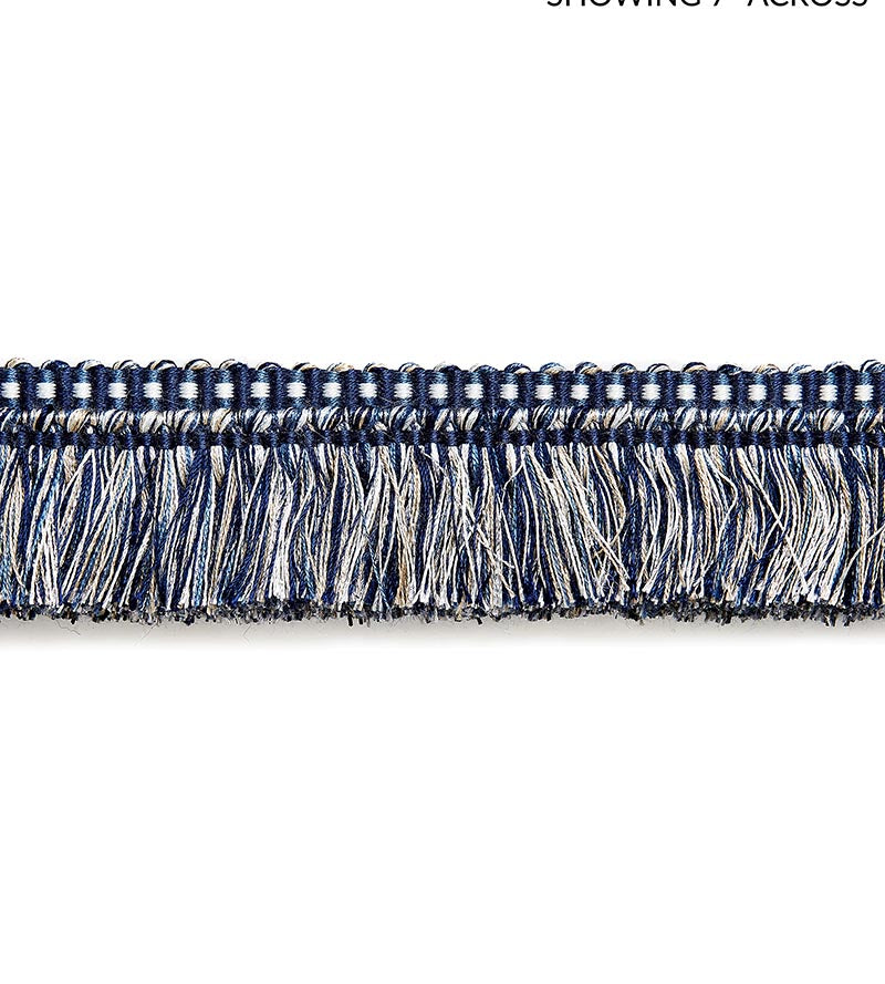 Scalamandre Shimmer Brush Fringe Indigo Trim SCFC14950006