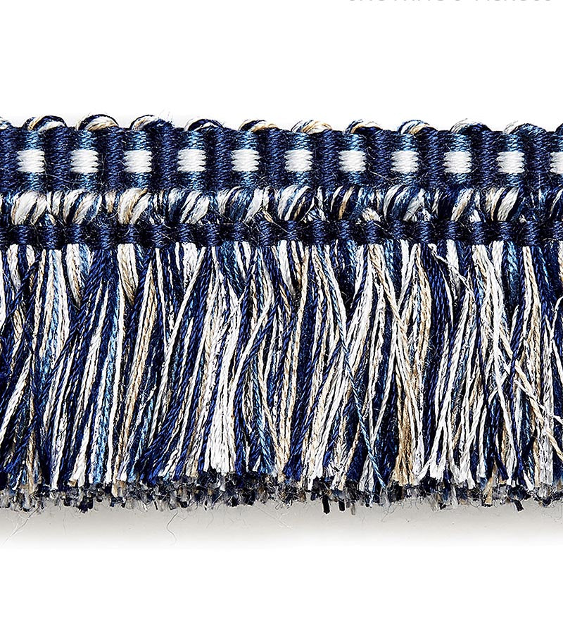 Scalamandre Shimmer Brush Fringe Indigo Trim SCFC14950006