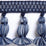 Scalamandre Halsey Onion Fringe Indigo Trim SCFT14990006