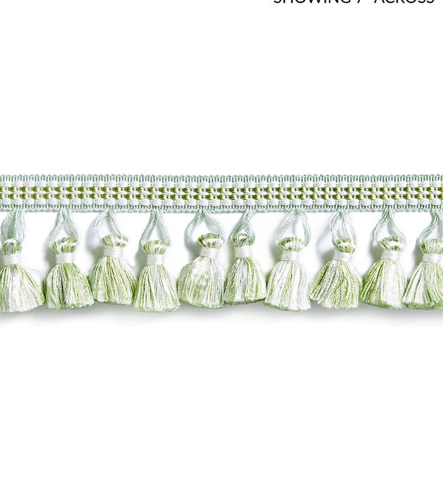 Scalamandre Plaza Tassel Fringe Pistachio Trim Sample SCFT15050006