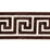 Scalamandre Greek Key Velvet Tape Espresso Trim SCT32790006
