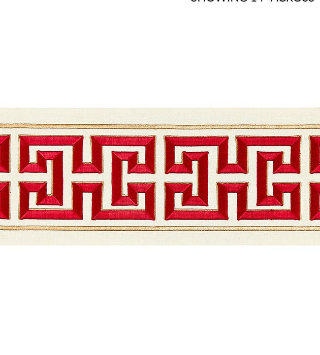 Scalamandre Imperial Embroidered Tape Lacquer Trim SCT32800006