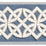 Scalamandre Celtic Embroidered Tape Dusk Blue Trim Sample SCT32820006