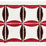 Scalamandre Fiori Embroidered Tape Raspberry Trim SCT32880006