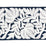 Scalamandre Coventry Embroidered Tape Navy Trim Sample SCT32960006