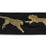 Scalamandre Leaping Cheetah Embrdry Tape Black Magic Trim SCT33310006