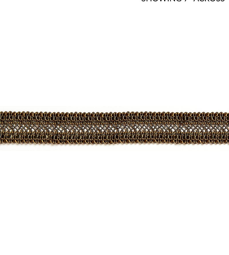 Scalamandre Selena Gimp Braid Smoked Bronze Trim SCV12400006