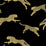 Scalamandre Leaping Cheetah Black Magic Wallpaper SCWP88449D0006