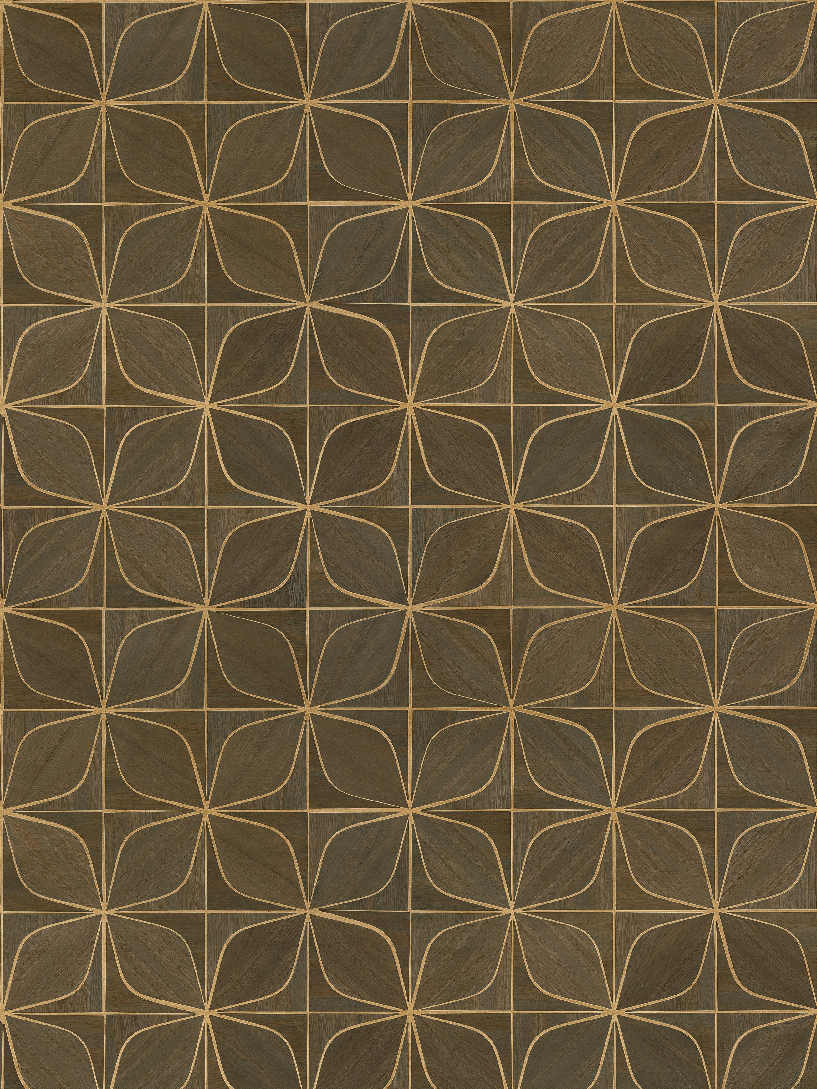 Scalamandre Melody Hazelnut Wallpaper Sample SCWP885520006