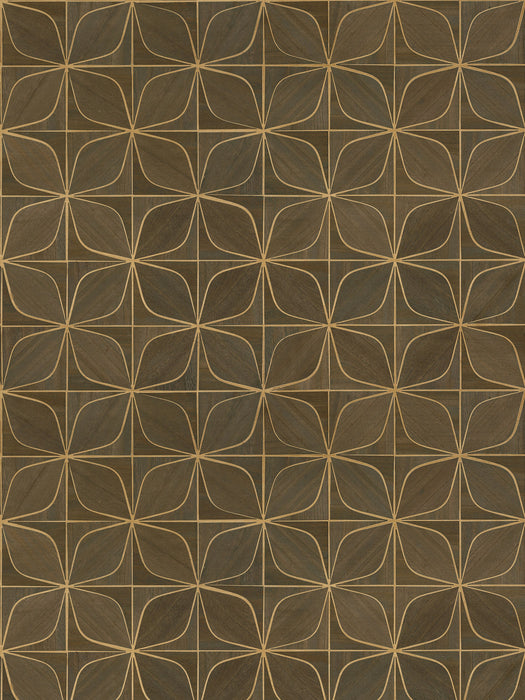 Scalamandre Melody Hazelnut Wallpaper Sample SCWP885520006