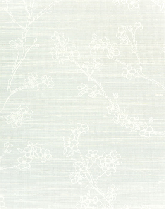 Scalamandre Khilana Ice Wallpaper Sample SCWP885780006
