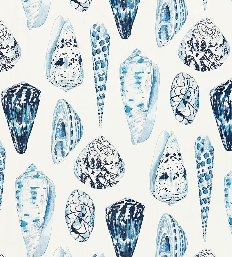 Scalamandre Coquina Linen Print Porcelain Fabric Sample SC163970007
