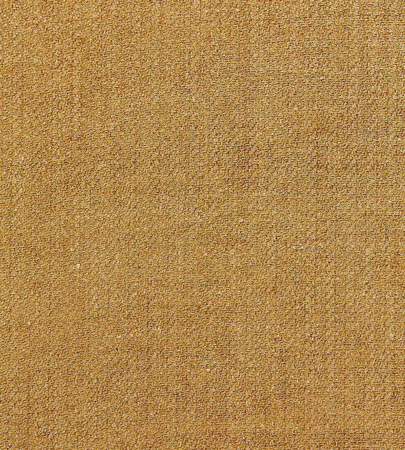 Scalamandre Oxford Herringbone Weave Brass Fabric Sample SC270060007