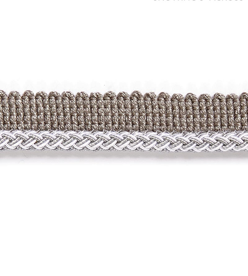 Scalamandre Georgica Braided Cord Silver Grey Trim SCC3030007
