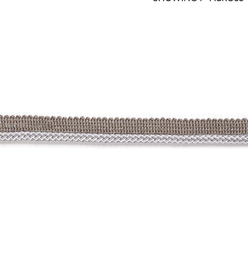 Scalamandre Georgica Braided Cord Silver Grey Trim SCC3030007
