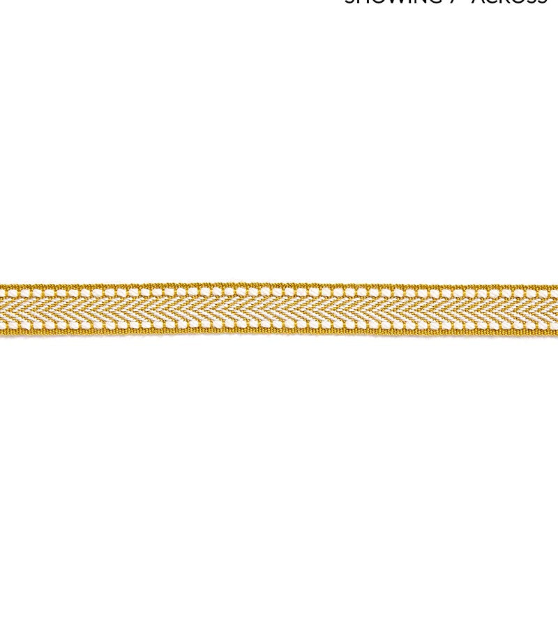 Scalamandre Watermill Gimp Brass Trim Sample SCT32860007