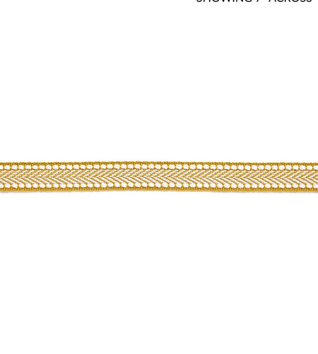Scalamandre Watermill Gimp Brass Trim Sample SCT32860007