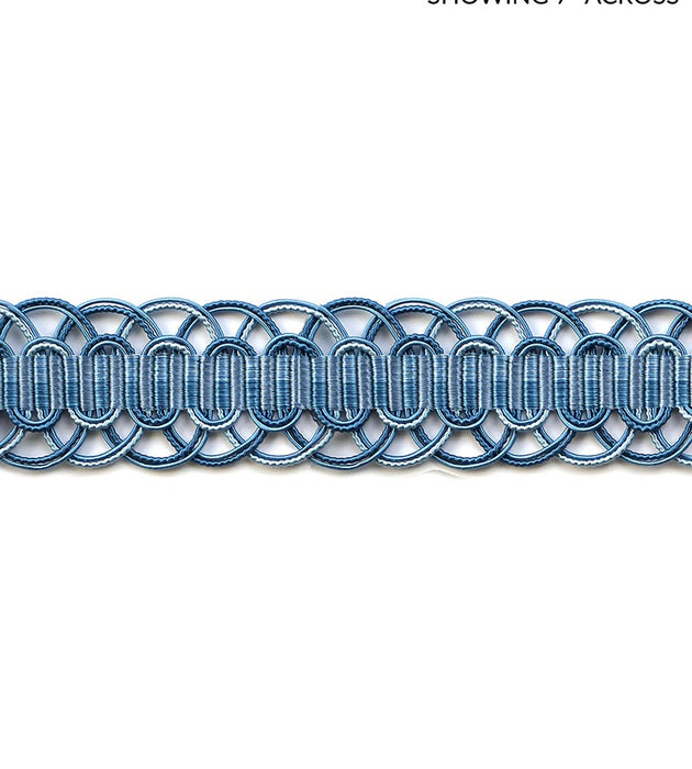 Scalamandre Le Mans Blues Trim Sample SCV8750007