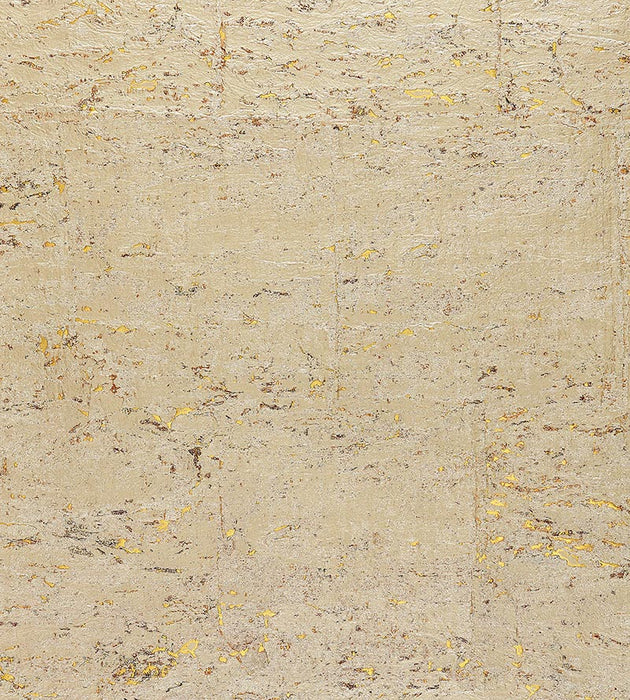 Scalamandre Metal Cork White Gold Wallpaper SCWP883360007